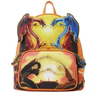 Loungefly Avatar Dragon Fire Dance Mini backpack NWT